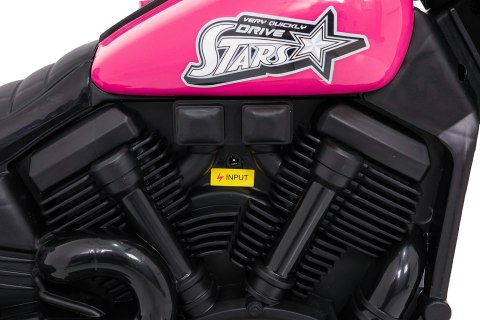 Pojazd Motor STAR Różowy