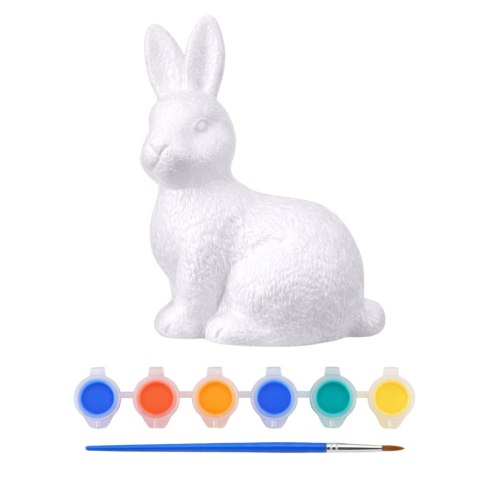 Zestaw Do Malowania Styropianowych Ozdób Zając Farby Pędzelek