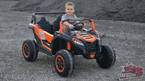 Autko na akumulator MEGA Buggy ATV Racing 4x4 POMARAŃCZOWY 24V 22Ah