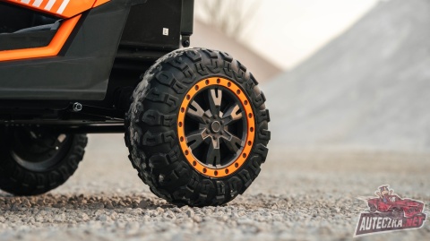 Autko na akumulator MEGA Buggy ATV Racing 4x4 POMARAŃCZOWY 24V 22Ah