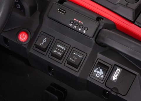 Auto Farmer Truck X-POWER GLADIATOR elektryczny kiper wywrotka Czerwony