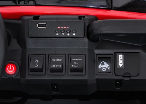 Auto Farmer Truck X-POWER GLADIATOR elektryczny kiper wywrotka Czerwony