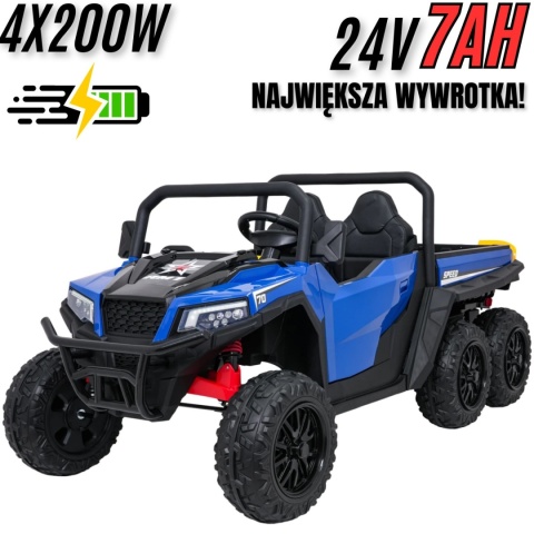 Auto Farmer Truck X-POWER GLADIATOR elektryczny kiper wywrotka Niebieski