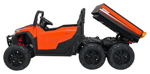 Auto Farmer Truck X-POWER GLADIATOR elektryczny kiper wywrotka Pomarańczowy