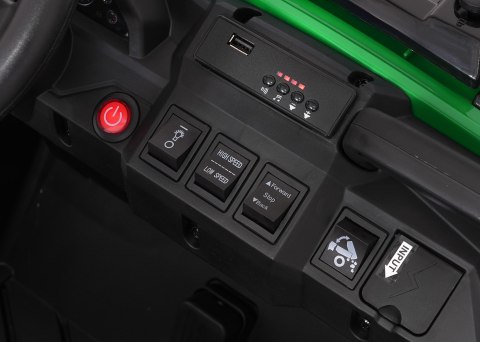 Auto Farmer Truck X-POWER GLADIATOR elektryczny kiper wywrotka Zielony