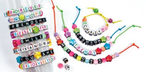 Crazy Chic Zestaw Koralików Bransoletki z Wiadomością Clementoni 18640