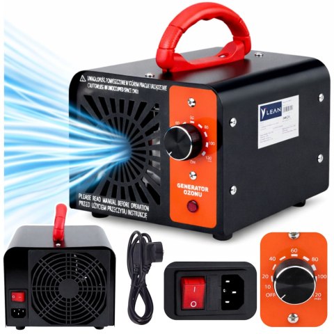 Generator Ozonu LEAN Ozonator 155W 60000mg Timer 120 min