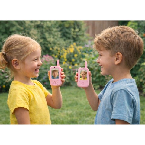 Krótkofalówki Dla Dzieci Wideo Rozmowa Nagrywanie Aparat Różowe