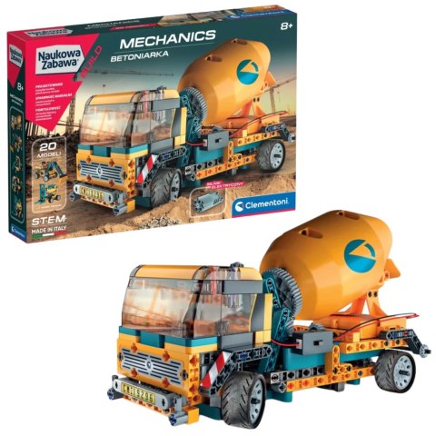 Naukowa Zabawa Laboratorium Mechaniki Betoniarka Język Polski Clementoni 50807