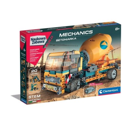 Naukowa Zabawa Laboratorium Mechaniki Betoniarka Język Polski Clementoni 50807