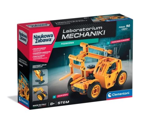 Naukowa Zabawa Laboratorium Mechaniki Podnośnik Teleskopowy Język Polski Clementoni 50250