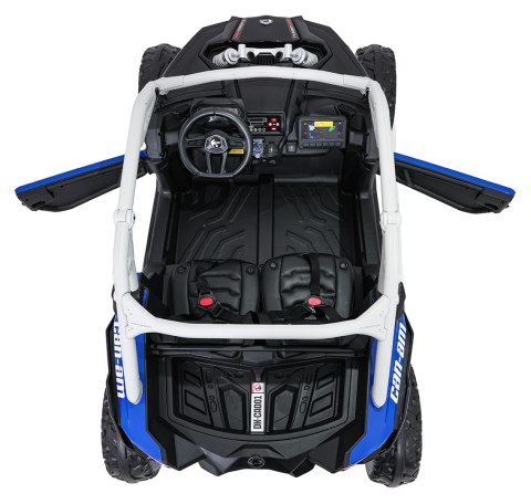 Pojazd Buggy Maverick Turbo RR Koła Niebiesko-Szary