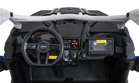 Pojazd Buggy Maverick Turbo RR Koła Niebiesko-Szary