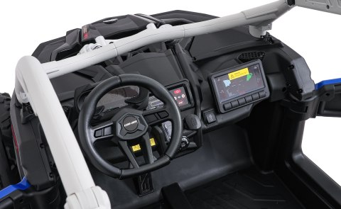 Pojazd Buggy Maverick Turbo RR Koła Niebiesko-Szary