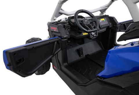 Pojazd Buggy Maverick Turbo RR Koła Niebiesko-Szary