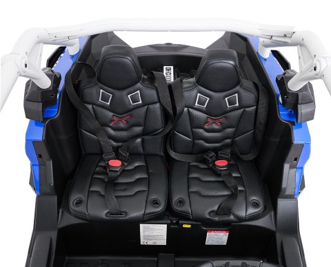 Pojazd Buggy Maverick Turbo RR Koła Niebiesko-Szary