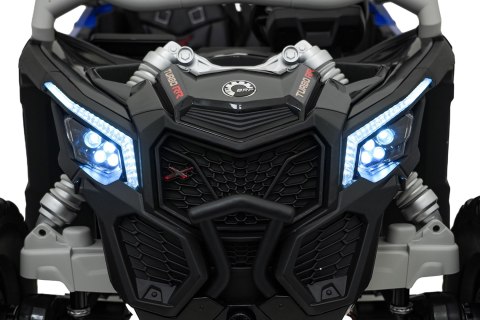 Pojazd Buggy Maverick Turbo RR Koła Niebiesko-Szary