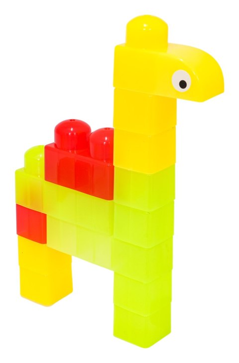 Zestaw Miękkich Żelowych Klocków 82el. + Kuferek