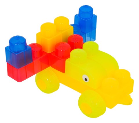 Zestaw Miękkich Żelowych Klocków 82el. + Kuferek