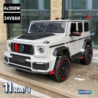 Wilkie auto na akumulator SUV BOMBARDIER 4x200W 24V do 11km/h