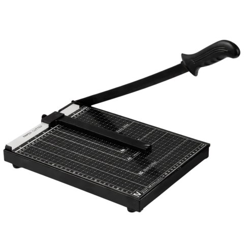 Gilotyna Do Papieru A4 Trymer Do Cięcia Papieru Metalowa Biurowa Czarna