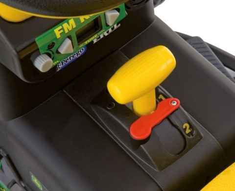 Traktor John Deere + PODWÓJNY AKUMULATOR 12V9Ah Peg Perego z przyczepką