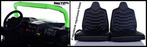 Pojazd Buggy ATV STRONG Racing Złoty