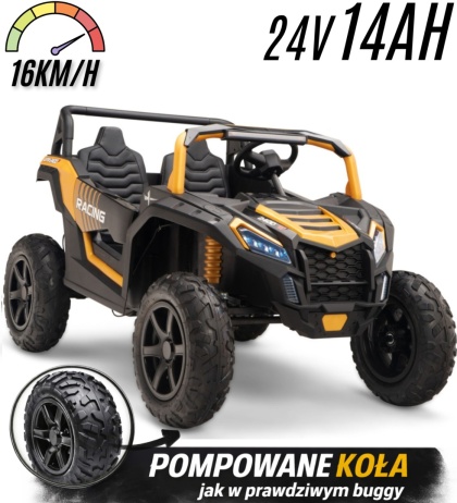 Pojazd Buggy ATV STRONG Racing Złoty