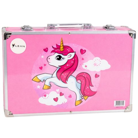 Zestaw Artystyczny Plastyczny Jednorożec Walizka Różowa 150 el.