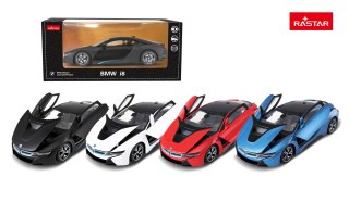 Autko Metalowe 1:24 BMW i8 Czarny RASTAR