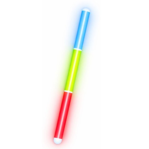 Pałka Trzykolorowa Fluorescencyjna Świeciąca W Ciemności Neon Stick 31,5 cm