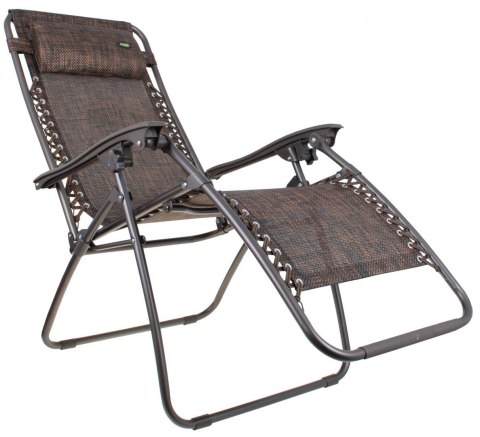 Leżak Ogrodowo Plażowy Czekolada