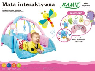 Mata Leżanka Dla Maluszka Różowa