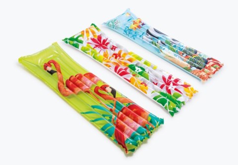 Materac Plażowy 183 x 69 cm INTEX niebieski