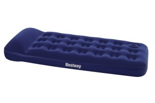 Materac Welurowy z Pompką 185/76/28cm BESTWAY