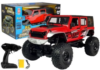 Auto Zdalnie Sterowane Jeep Gigant 1:8 Czerwone﻿