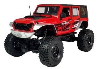 Auto Zdalnie Sterowane Jeep Gigant 1:8 Czerwone﻿