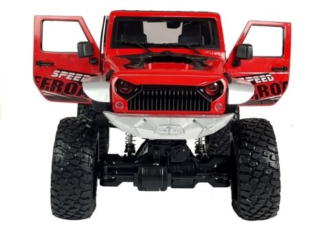Auto Zdalnie Sterowane Jeep Gigant 1:8 Czerwone﻿