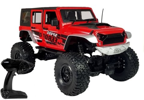 Auto Zdalnie Sterowane Jeep Gigant 1:8 Czerwone﻿