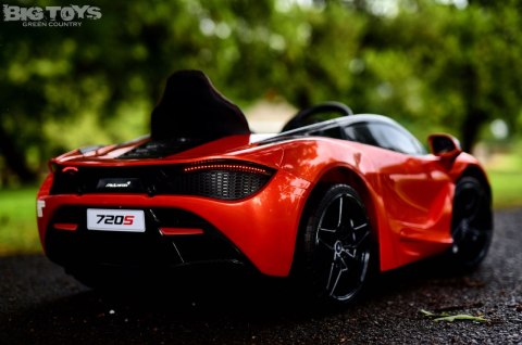 Auto na Akumulator Mc Laren 720S Pomarańczowy Lakier