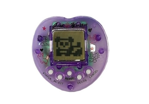 Gra Elektroniczna Tamagotchi + Smycz Fioletowa