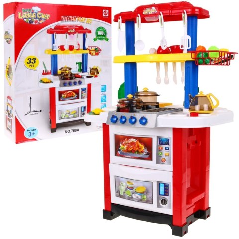 Kuchnia Dwustronna Czerwona