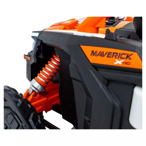 Buggy CAN-AM Maverick 3 PRO + Pompowane KOŁA auto na akumulator Pomaranczowy 2x320W 24V DK-CA001 + PILOT