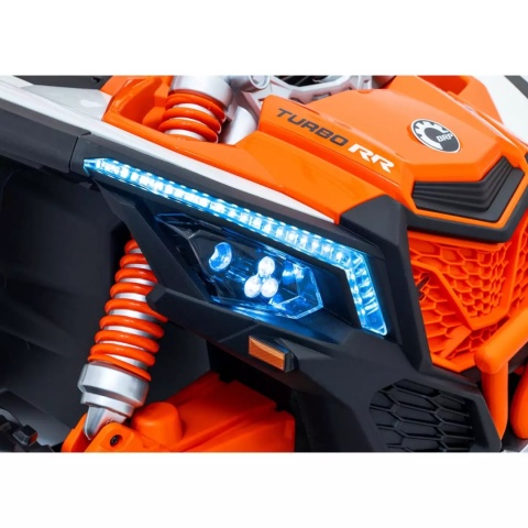 Buggy CAN-AM Maverick 3 PRO + Pompowane KOŁA auto na akumulator Pomaranczowy 2x320W 24V DK-CA001 + PILOT