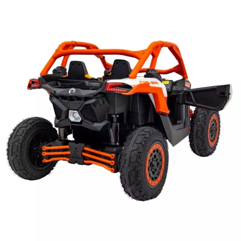 Buggy CAN-AM Maverick 3 PRO + Pompowane KOŁA auto na akumulator Pomaranczowy 2x320W 24V DK-CA001 + PILOT