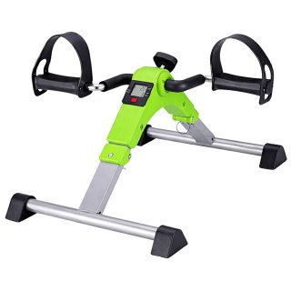 Mini Rowerek Treningowy Rotor Rehabilitacyjny 2w1 Z Licznikiem LCD Zielony