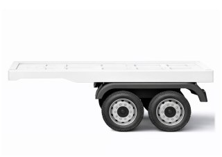 Naczepa do pojazdu na akumulator HL358 Mercedes Actros lub SCANIA biała