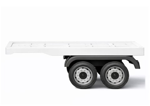 Naczepa do pojazdu na akumulator HL358 Mercedes Actros lub SCANIA biała