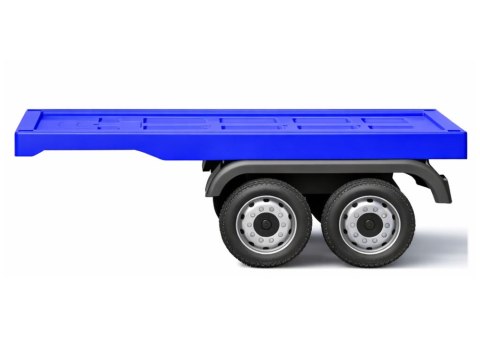Naczepa do pojazdu na akumulator HL358 Mercedes Actros lub SCANIA niebieska