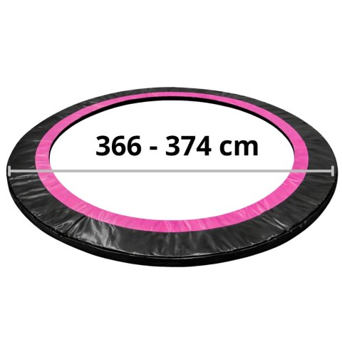 Osłona na sprężyny do Trampoliny Sport Max 12ft Czarno-Różowa